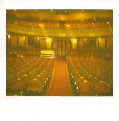 interior of an elegant old theater