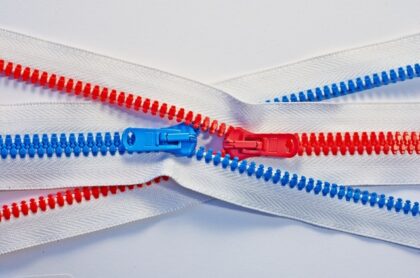 two sets of zippers
